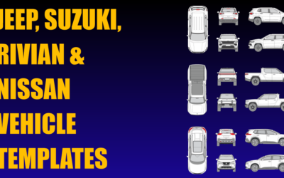 Jeep, Suzuki, Rivian and Nissan Vehicle Templates Added