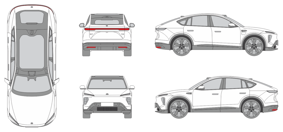 Nio EC7 2023 - Vehicle Templates Unleashed