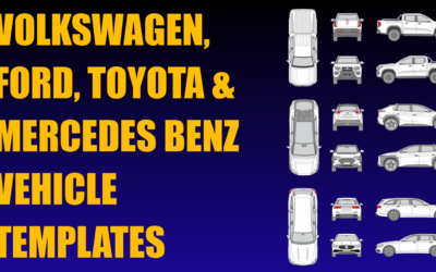 Volkswagen, Ford, Toyota and Mercedes Benz Vehicle Templates Added