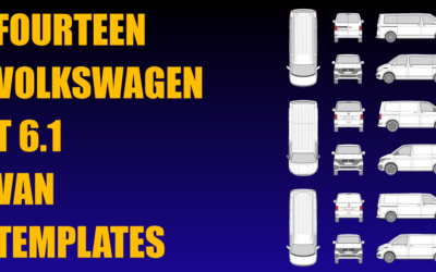 14 Volkswagen T 6.1 Van Templates Added