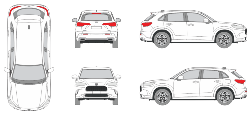 Honda ZR-V 2023 SUV Template