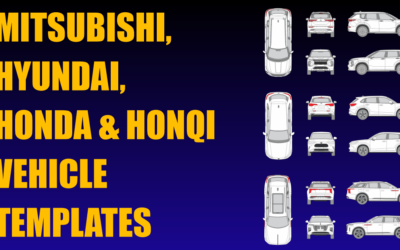 Mitsubishi, Hyundai, Honda and Hongqi Vehicle Templates Added
