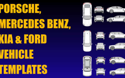 Porsche, Mercedes Benz, Kia and Ford Vehicle Templates Added