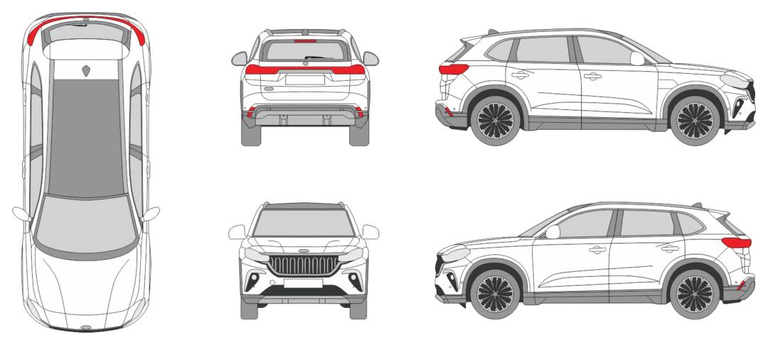 Togg T10X 2023 SUV Template