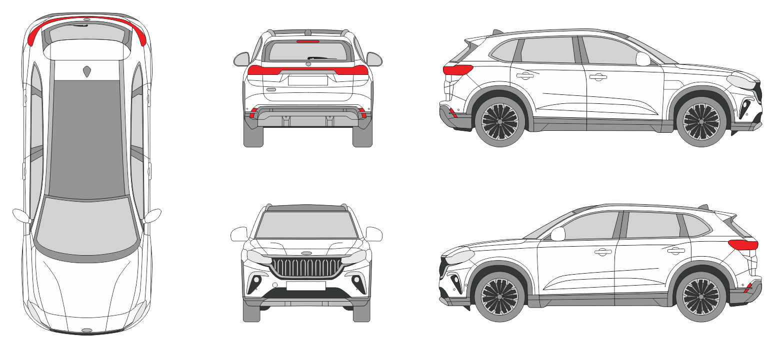 Togg T10X 2023 SUV Template
