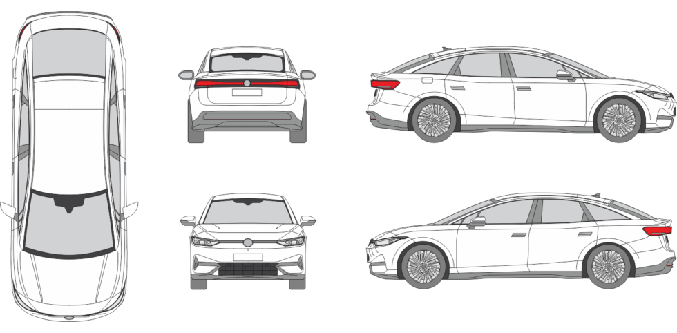 Volkswagen ID.7 2023 - Vehicle Templates Unleashed