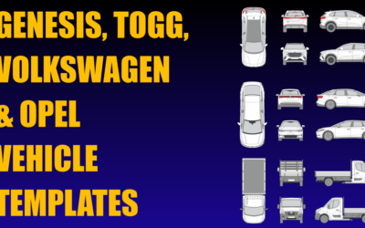 Genesis, Togg, Volkswagen and Opel Vehicle Templates Added