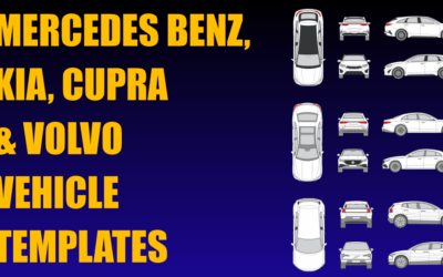 Mercedes Benz, Kia, Cupra and Volvo Vehicle Templates Added