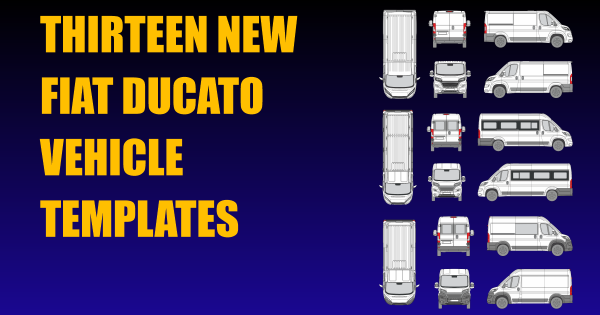 Thirteen New Fiat Ducato Vehicle Templates Added