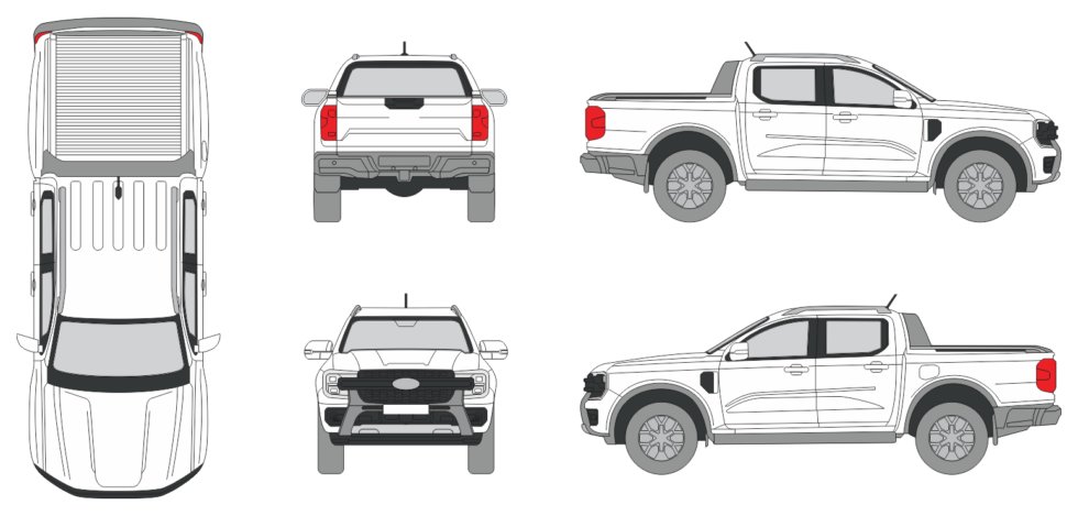 Ford Ranger 2023 - Vehicle Templates Unleashed