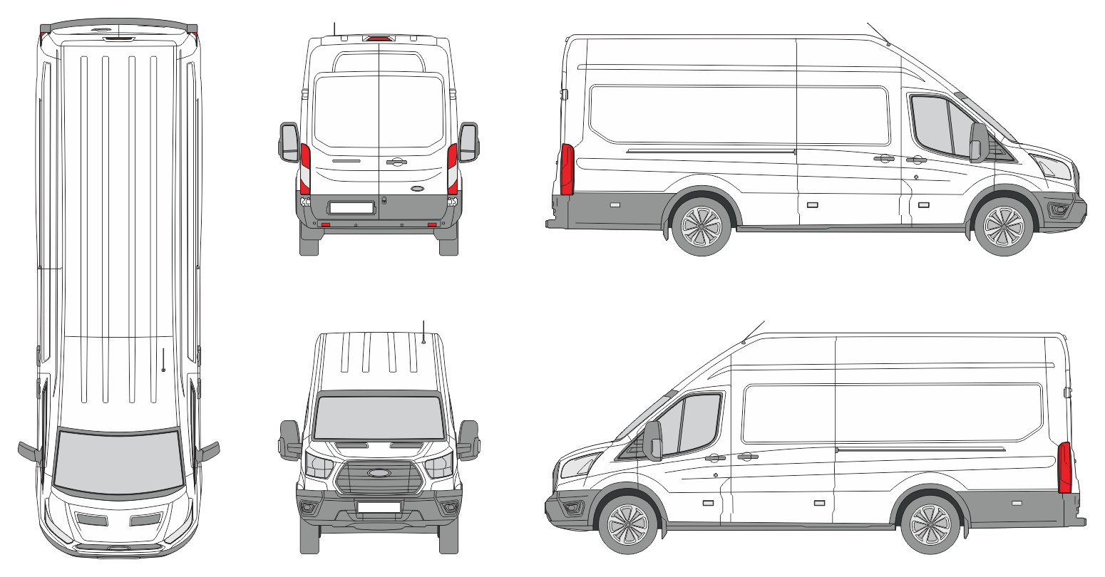 Ford Transit 2020 Van Extended Length High Roof