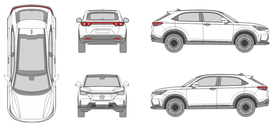 Honda Ny1 2023 SUV Template