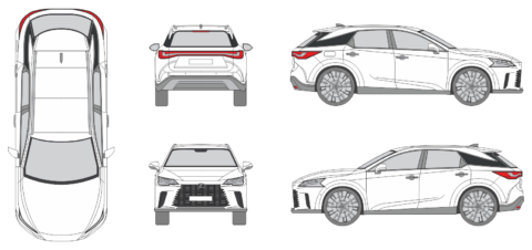 Lexus RX 2022 - Vehicle Templates Unleashed