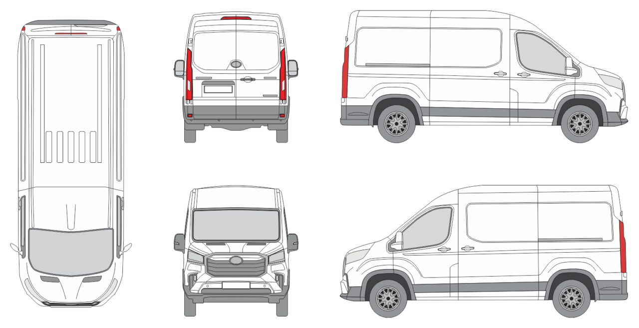 Maxus eDeliver 9 2019 - Vehicle Templates Unleashed
