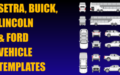 Setra, Buick, Lincoln and Ford Vehicle Templates Added