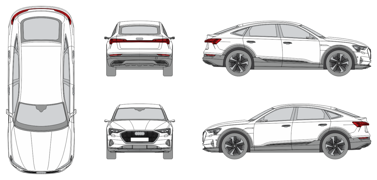 Audi e-tron 2020 - Vehicle Templates Unleashed