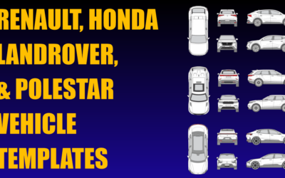Renault, Honda, Landrover and Polestar Vehicle Templates Added