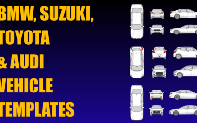 BMW, Suzuki, Toyota and Audi Vehicle Templates Added