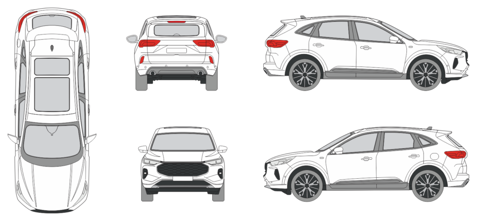 Ford Escape 2023 - Vehicle Templates Unleashed