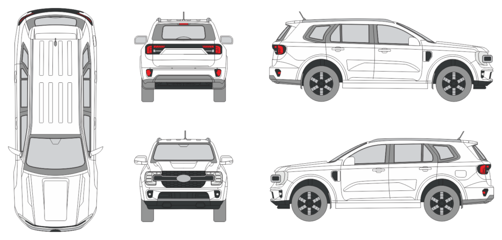 Ford Everest 2022 - Vehicle Templates Unleashed