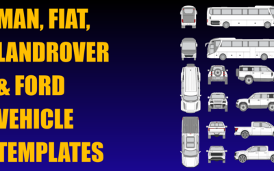 Man, Fiat, Landrover and Ford Vehicle Templates Added