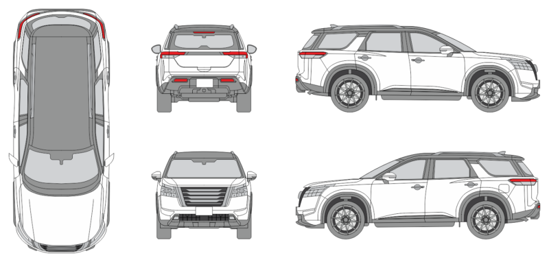 Nissan Pathfinder US 2021 SUV Template