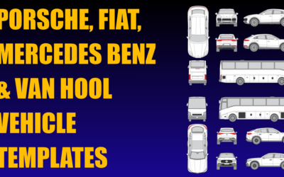 Porsche, Fiat, Mercedes Benz and Van Hool Vehicle Templates Added