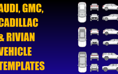 Audi, GMC, Cadillac & Rivian Vehicle Templates Added