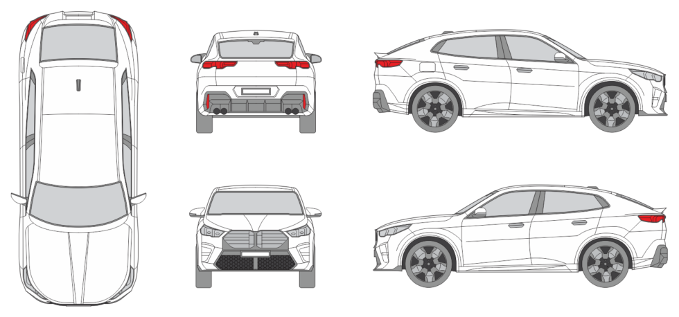 BMW X2 2023 - Vehicle Templates Unleashed