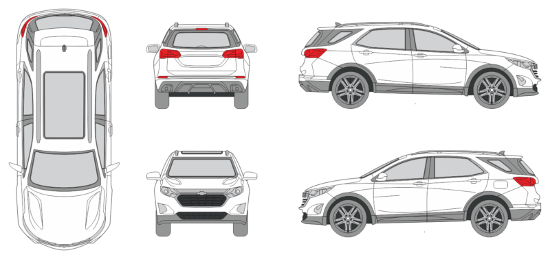 Chevrolet Equinox 2022 SUV Template