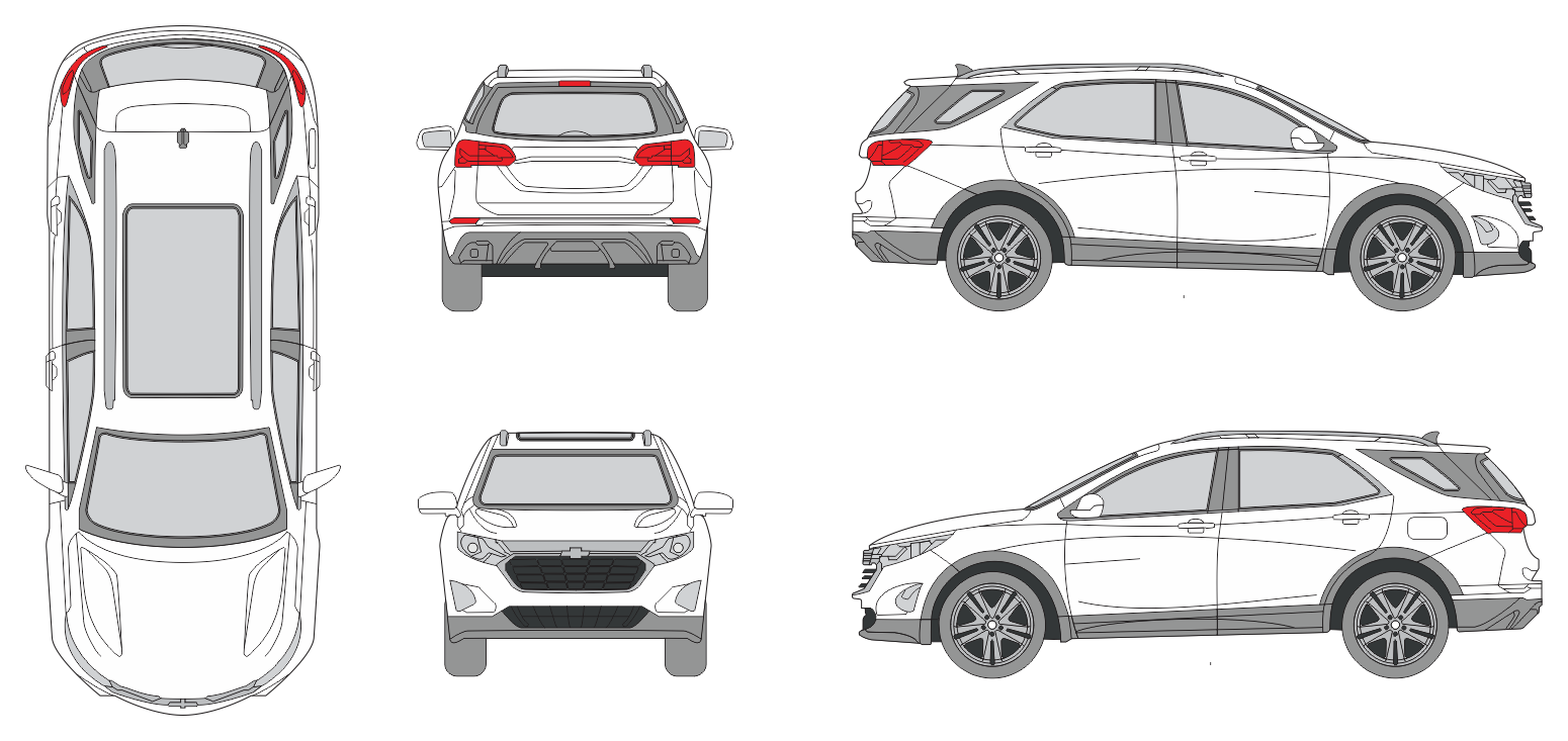 Chevrolet Equinox 2022 SUV Template