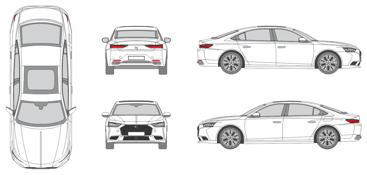 DS 9 E-Tense 2020 - Vehicle Templates Unleashed