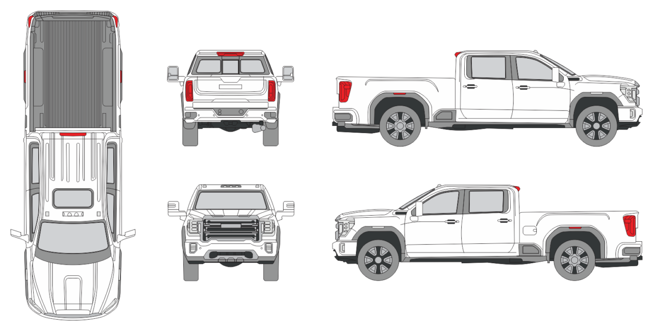 GMC Savana 2500 2019 - Vehicle Templates Unleashed