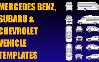Mercedes Benz, Subaru and Chevrolet Vehicle Templates Added