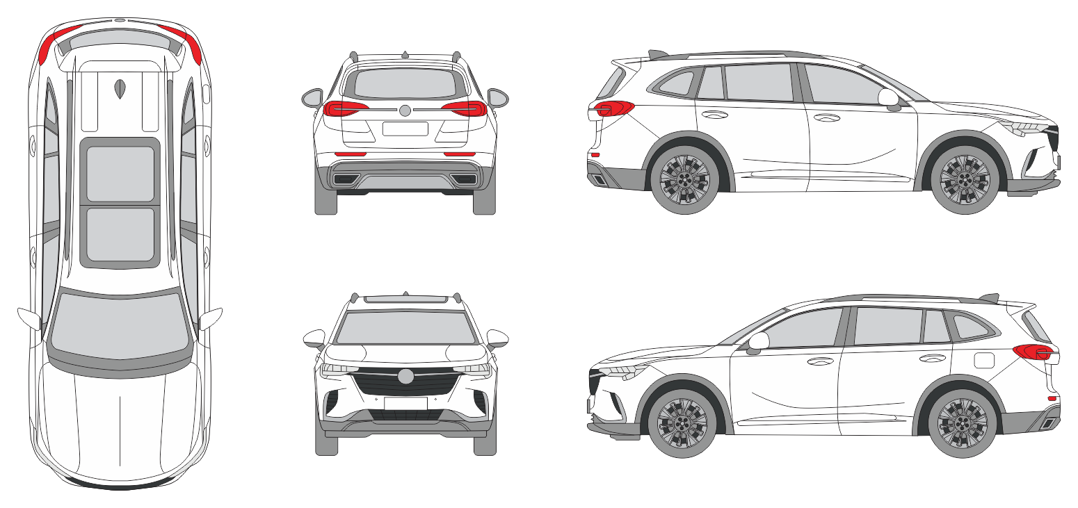Buick Envision Plus 2021 SUV Template