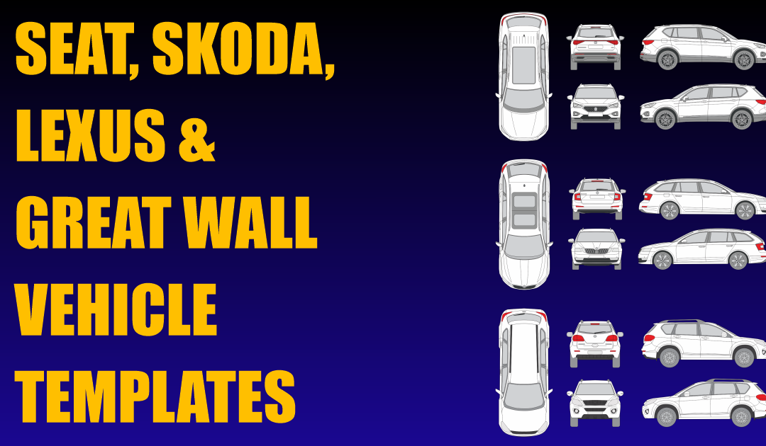 Seat, Skoda, Lexus and Great Wall Vehicle Templates Added