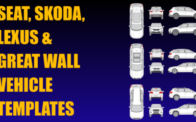 Seat, Skoda, Lexus and Great Wall Vehicle Templates Added