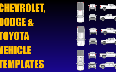 Chevrolet, Dodge and Toyota Vehicle Templates Added