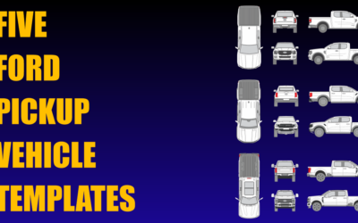Five Ford Pickup Vehicle Templates Added