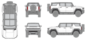 Hummer EV 2022 SUV Template