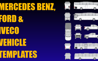 Mercedes Benz, Ford and Iveco Bus and Pickup Templates Added
