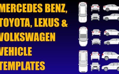 Mercedes Benz, Toyota, Lexus and Volkswagen Vehicle Templates Added
