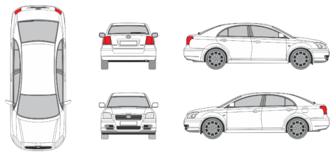 Toyota Avensis 2003 Vehicle Templates Unleashed toyota-avensis-2003-vehicle-templates-unleashed