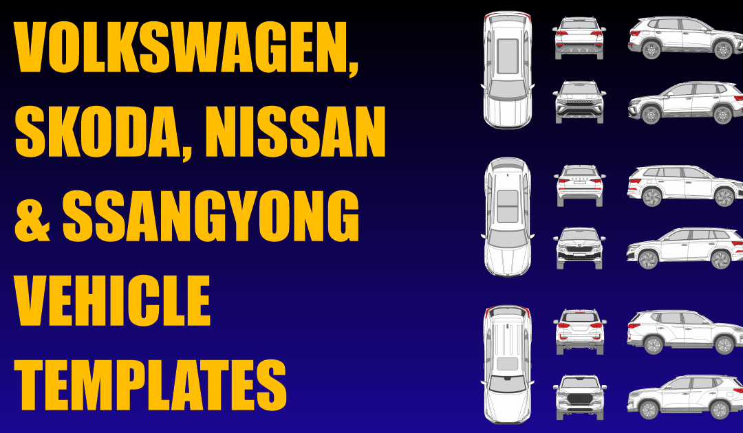 Volkswagen, Skoda, Ssangyong and Nissan Vehicle Templates Added