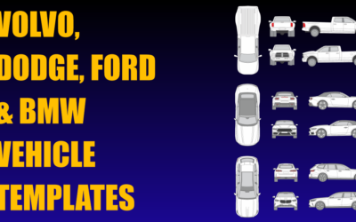 Volvo, Dodge, Ford and BMW Vehicle Templates Added