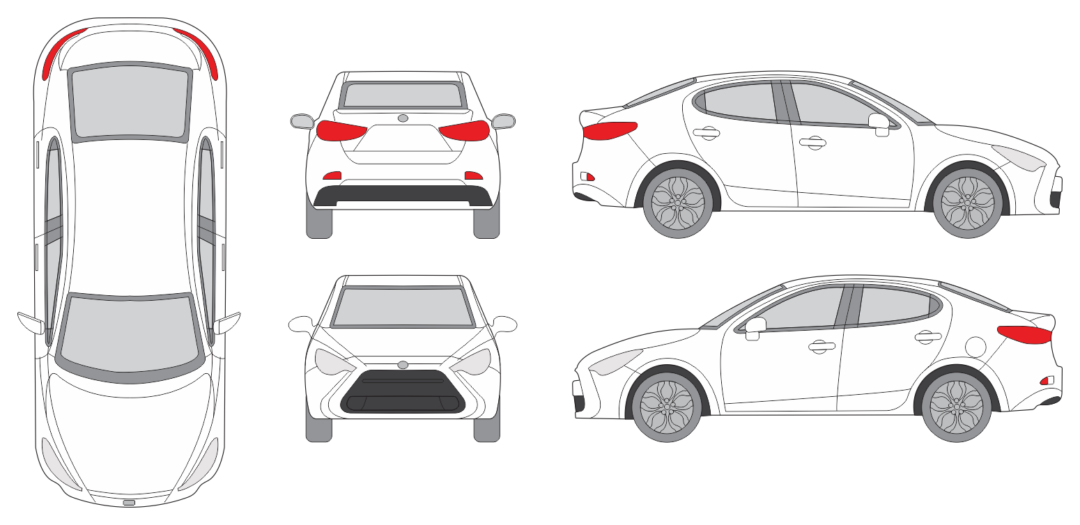 Scion iA 2016 Car Template