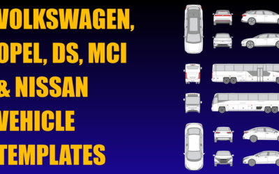Volkswagen, Opel, DS, MCI and Nissan Vehicle Templates Added