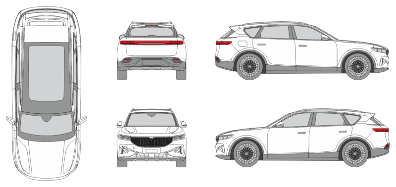 Voyah Free 2023 SUV Template