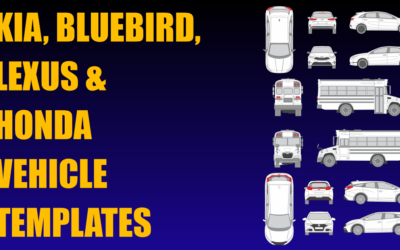 Kia, Bluebird, Lexus and Honda Vehicle Templates Added