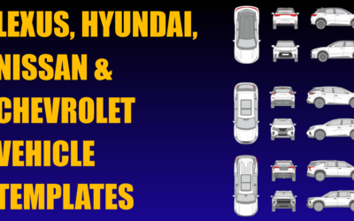 Lexus, Hyundai, Nissan and Chevrolet Vehicle Templates Added